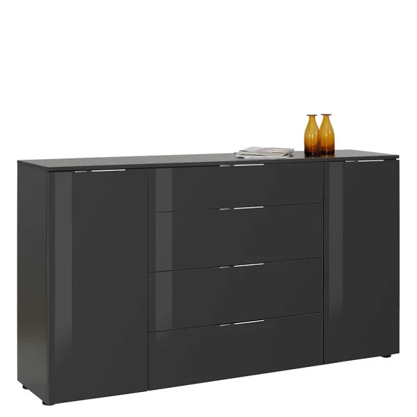 Dunkelgraue Kombi-Kommode Mit 181cm Breite – Noliesda 3