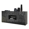 Dunkelgraues Design-Sideboard In Hochglanz Lackiert – Kuriasna 22
