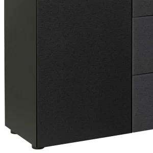 Dunkles Sideboard In Anthrazit Glasfront – Matimil 14