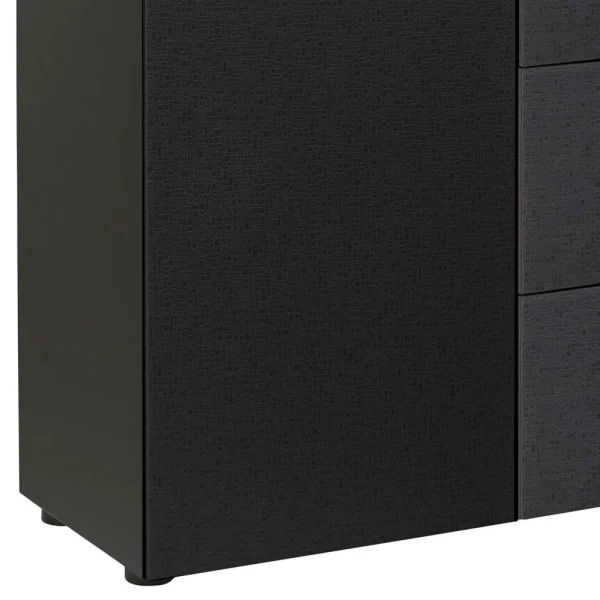 Dunkles Sideboard In Anthrazit Glasfront – Matimil 5