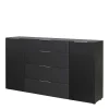 Dunkles Sideboard In Anthrazit Glasfront – Matimil 20
