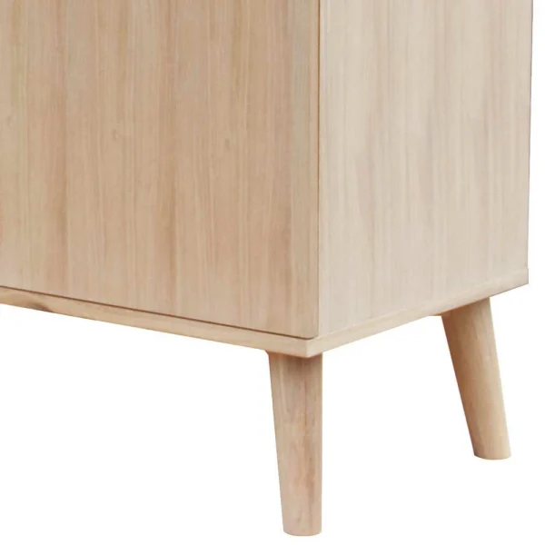 Eiche Bianco Sideboard Mit Schiebetüren – Saimoon 4