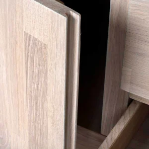 Eichenholz Anrichte In White Wash – Dioca 18