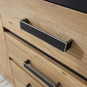 Esszimmer Kommode In Kastanie Optik & Schwarz – Ebrican 18
