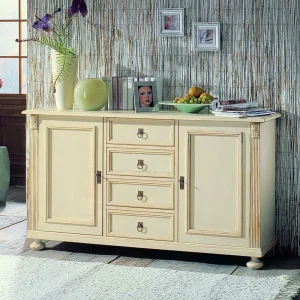 Esszimmer Sideboard Manoz In Antikweiß Lackiert 8