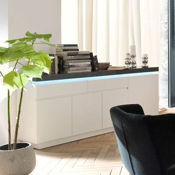 Esszimmer Sideboard Rebelvo Mit Dimmbarer Beleuchtung 3