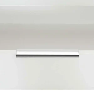 Esszimmer Sideboard In Weiß Glas & Eiche – Ayfuna 16