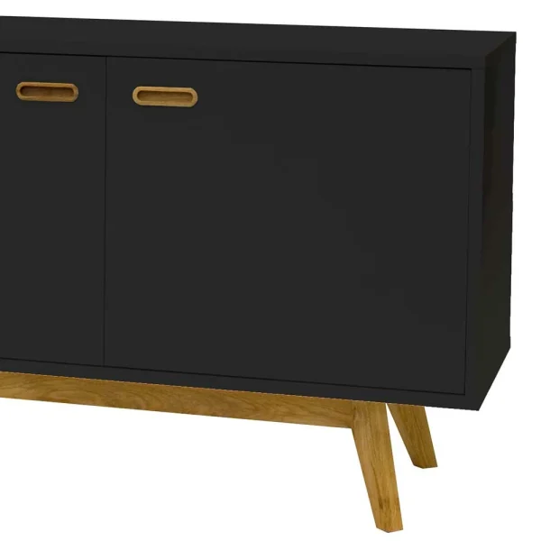 Esszimmer Sideboard Cofresi In Schwarz Eiche 4