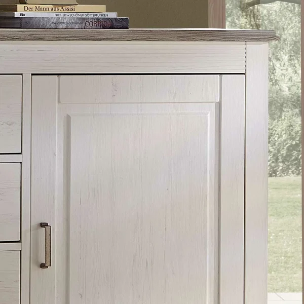Esszimmer Sideboard Rozasa In Weiß Taupe 7