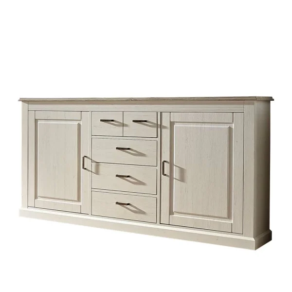 Esszimmer Sideboard Rozasa In Weiß Taupe 1