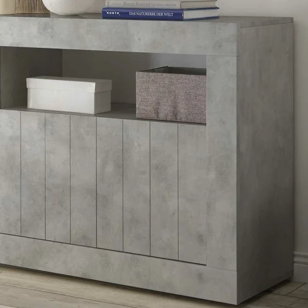 Geradlinige Kommode In Beton Nachbildung – Korlin 4