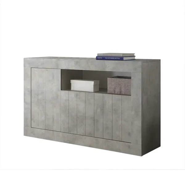 Geradlinige Kommode In Beton Nachbildung – Korlin 1