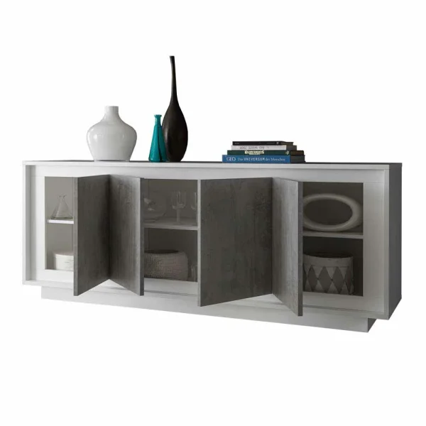 Geradliniges Sideboard In Beton Optik – Crusoe 4