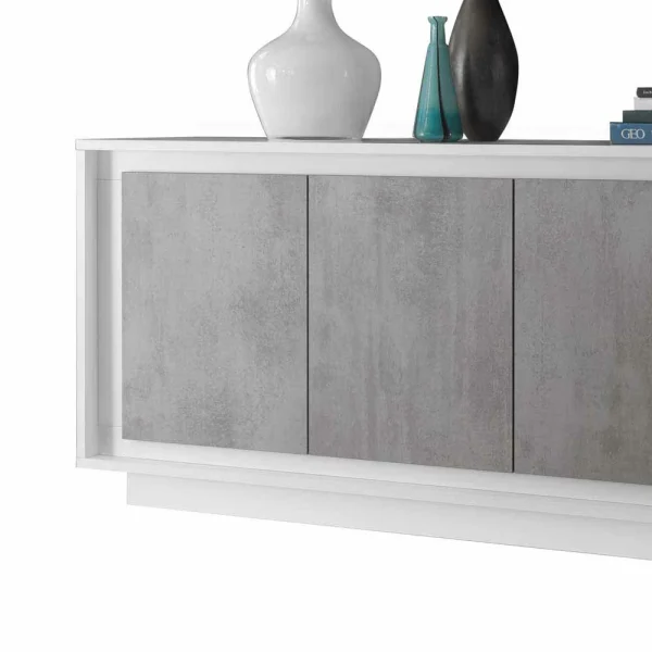 Geradliniges Sideboard In Beton Optik – Crusoe 5