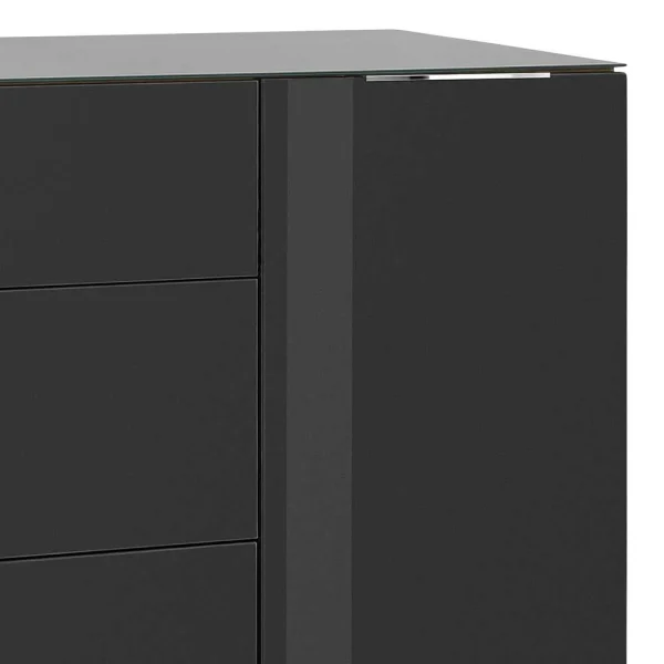 Graues Sideboard Glasbeschichtet – Noliesda 5