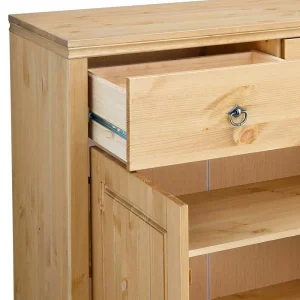 Große Holz Kommode In Kiefer Natur – Vinidad 18