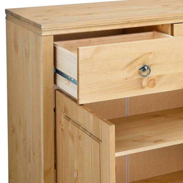 Große Holz Kommode In Kiefer Natur – Vinidad 7