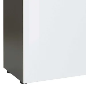 Große Kommode In Anthrazit & Weiß Glas – Hemstri 12