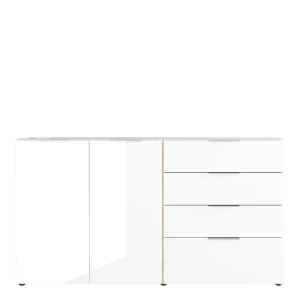 Großes Sideboard In Wildeiche & Weiß – Riodna 10