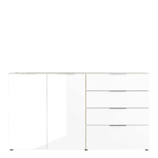 Großes Sideboard In Wildeiche & Weiß – Riodna 3