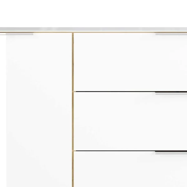 Großes Sideboard In Wildeiche & Weiß – Riodna 5