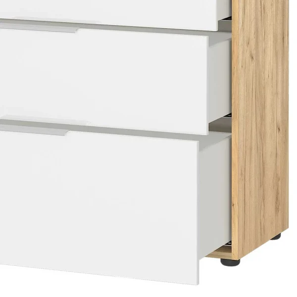 Großes Sideboard In Wildeiche & Weiß – Riodna 6