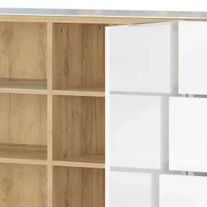 Großes Sideboard In Wildeiche & Weiß – Riodna 18