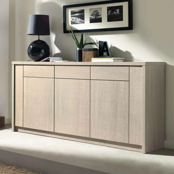 Großes Sideboard Cranessa In Sonoma Eiche Dekor 3