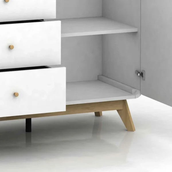 Günstiges Skandi Sideboard Aus MDF – Kolreva 5