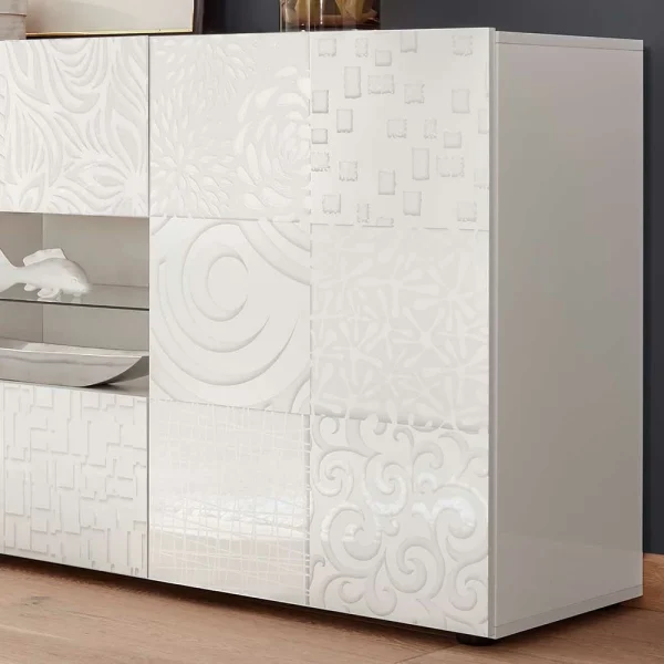 Hochglänzend Lackiertes Sideboard In Weiß – Vascaub 6