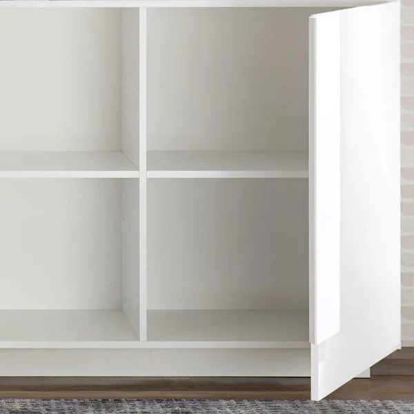 Hochglänzendes Sideboard In Weiß – Kerym 7