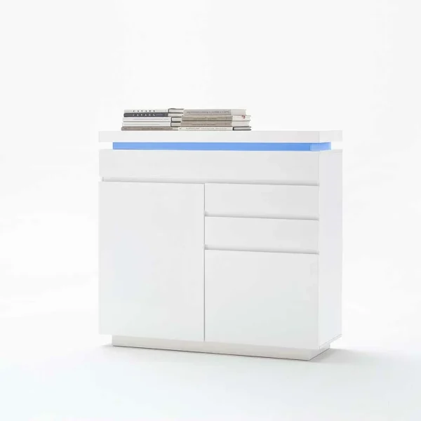 Hochglanz Sideboard Tovic Mit Farbwechsel 5