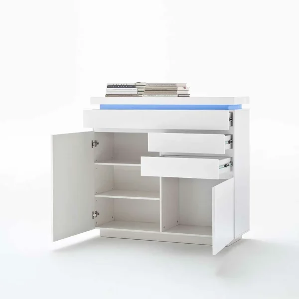 Hochglanz Sideboard Tovic Mit Farbwechsel 6