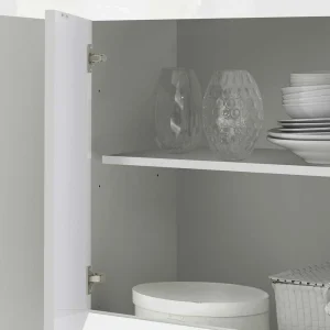 Hochglanz Sideboard In Weiß 4-türig – Sogno 15