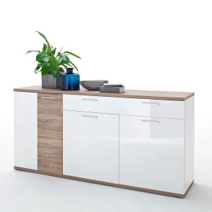 Hochglanz Sideboard In Weiß – Icadro 10