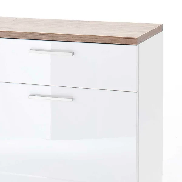 Hochglanz Sideboard In Weiß – Icadro 6