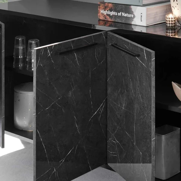 Hochglanz Sideboard Mit 207 Cm Breite – Cabriza 6