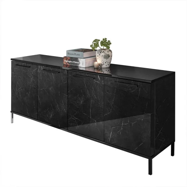 Hochglanz Sideboard Mit 207 Cm Breite – Cabriza 1