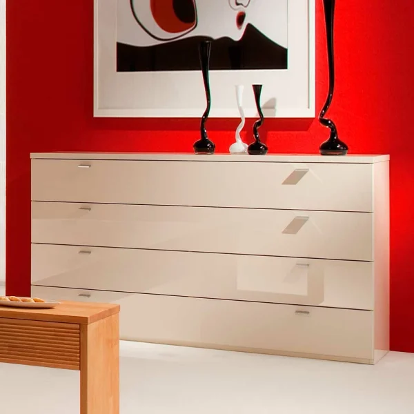 Hochglanz Sideboard Agrebo Mit Schubladen 3