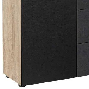 Hohe Anrichte In Anthrazit Glas – Mangoa 14