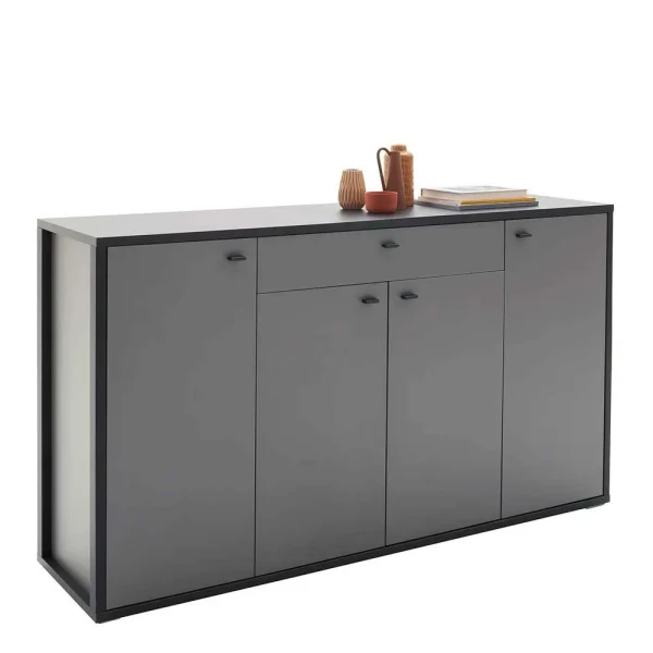 Hohes Sideboard In Grau & Anthrazit – Ridona 4