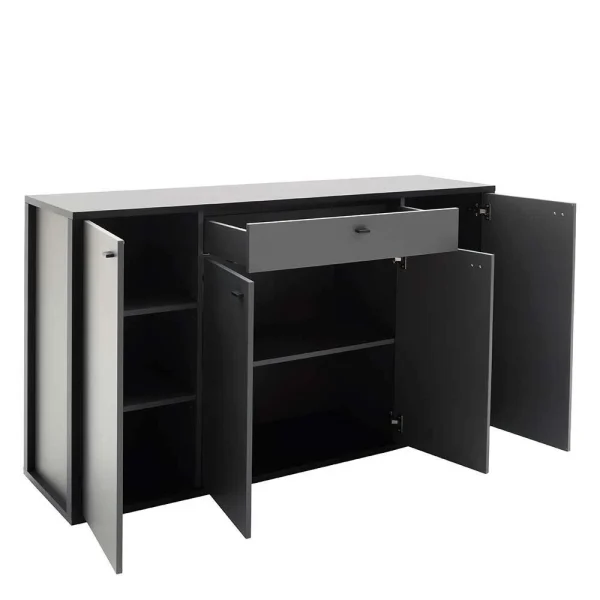 Hohes Sideboard In Grau & Anthrazit – Ridona 5