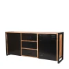 Industrial Sideboard Mit Metall Front & Gestell – Kalescu 10
