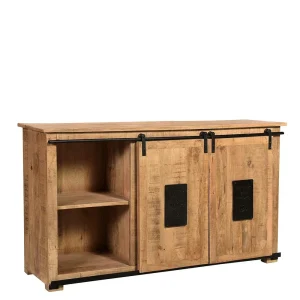 Industrial Sideboard Mit Zwei Schiebetüren – Eswan 14