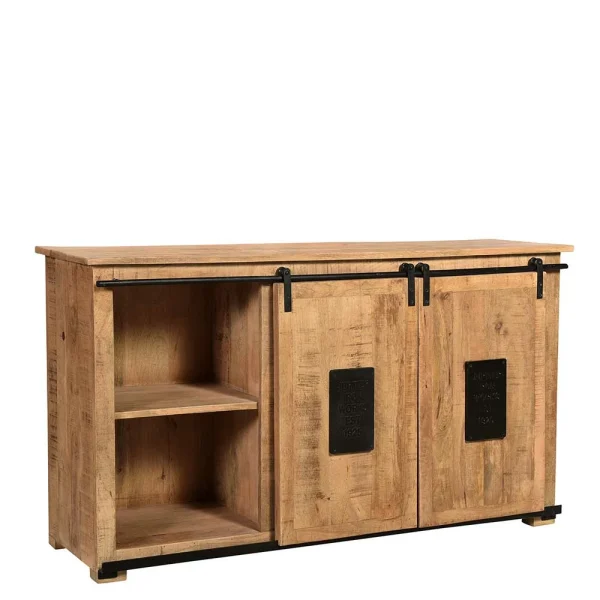 Industrial Sideboard Mit Zwei Schiebetüren – Eswan 5