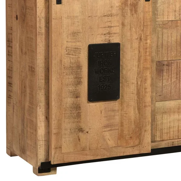 Industrial Sideboard Mit Zwei Schiebetüren – Eswan 7