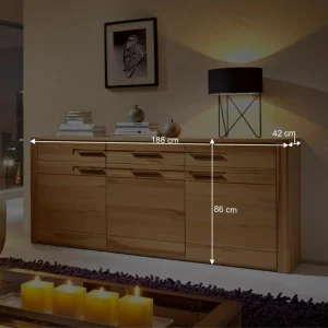 Kernbuche Sideboard Jaena Lackiert 18