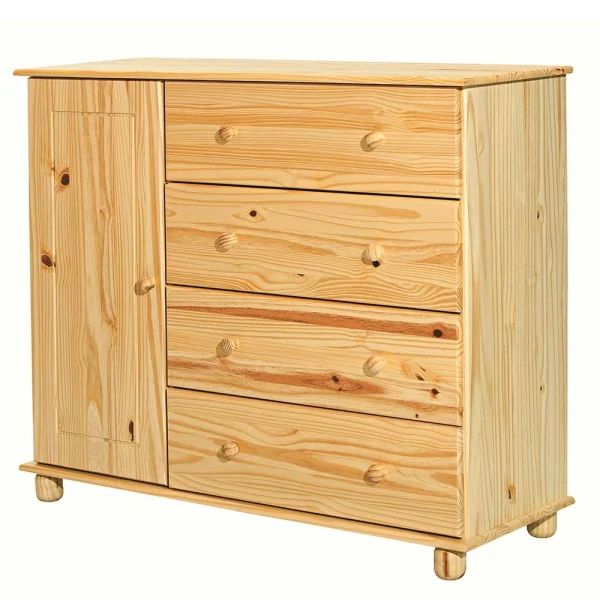 Kiefernholz Kommode Im Country Style – Kascanu 1