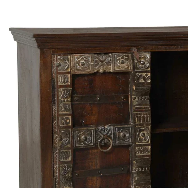 Kolonialstil Sideboard Solapura In Dunkelbraun Antik 5