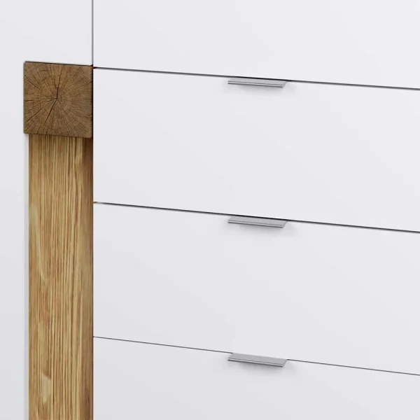 Kombi Sideboard In Weiß & Asteiche – Solvidda 5